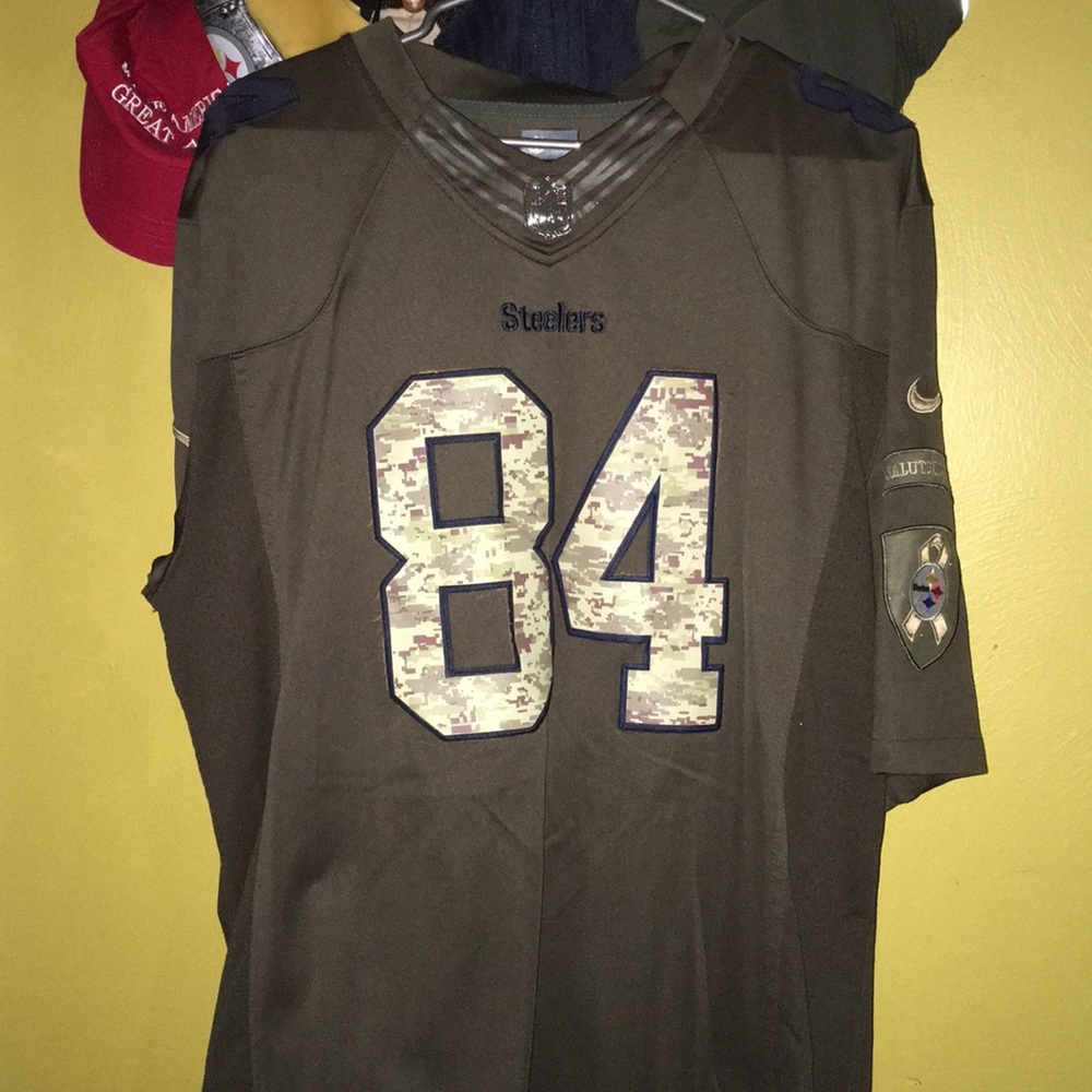 Antonio Brown military appreciation jersey